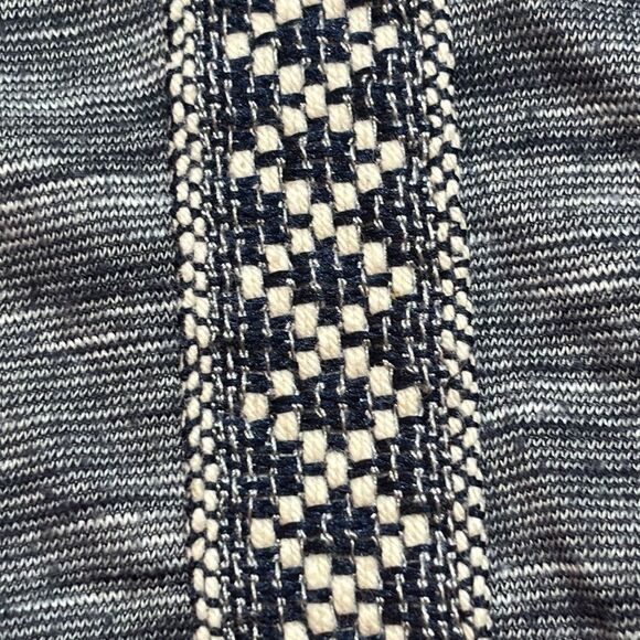 Anthropologie W5 | Women’s Boho Beaded Sleeveless Navy Tank Top Shirt - Picture 13 of 16